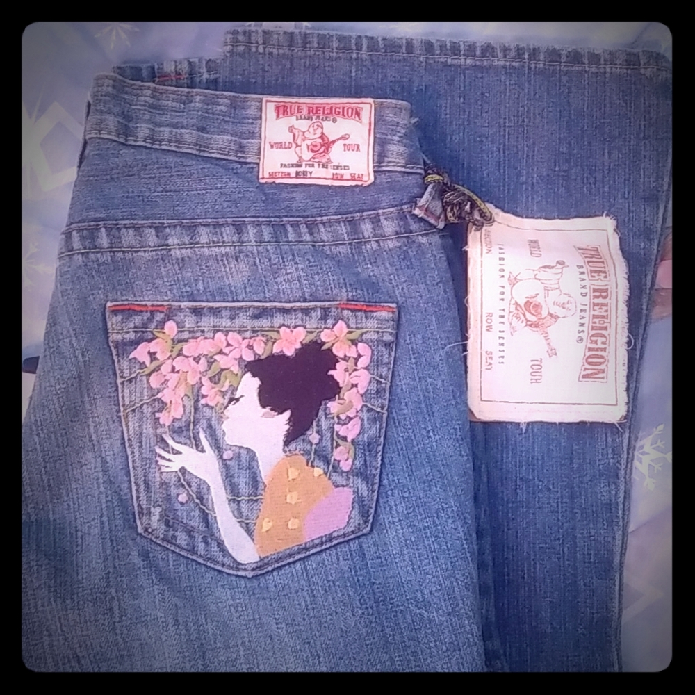 True Religion Gesha bootleg Jeans sz 28